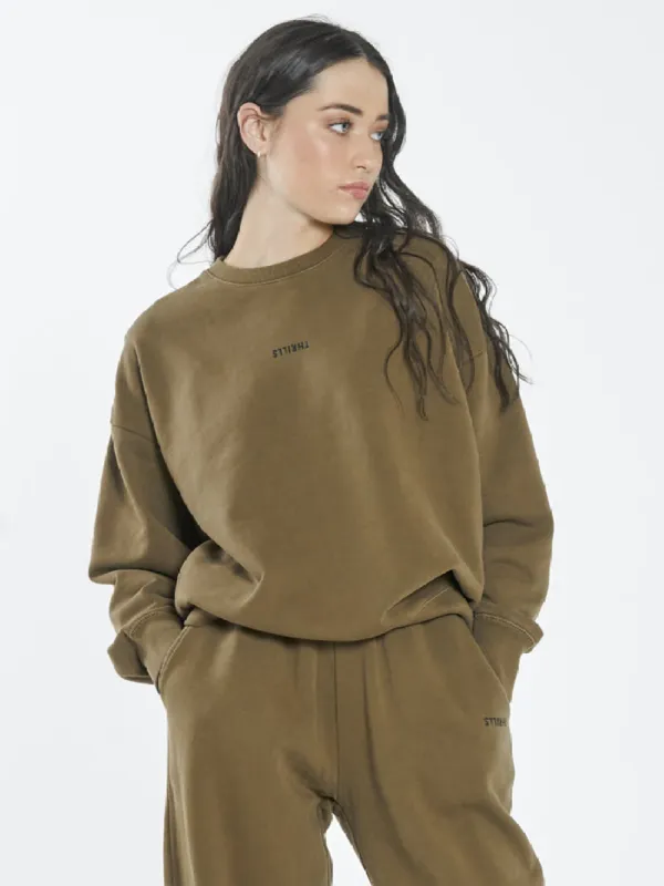 Minimal Thrills Crew - Plantation sold by Thrills