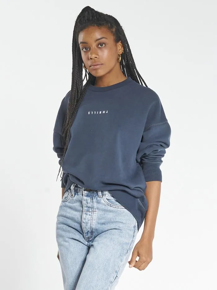 Minimal Thrills Slouch Crew - Ink Navy sold by Thrills product image thumbnail 3
