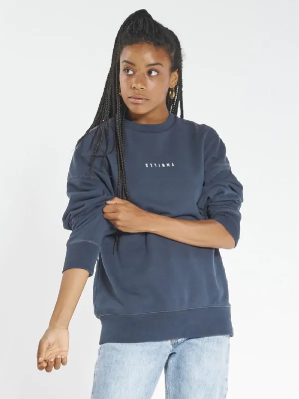 Minimal Thrills Slouch Crew - Ink Navy sold by Thrills