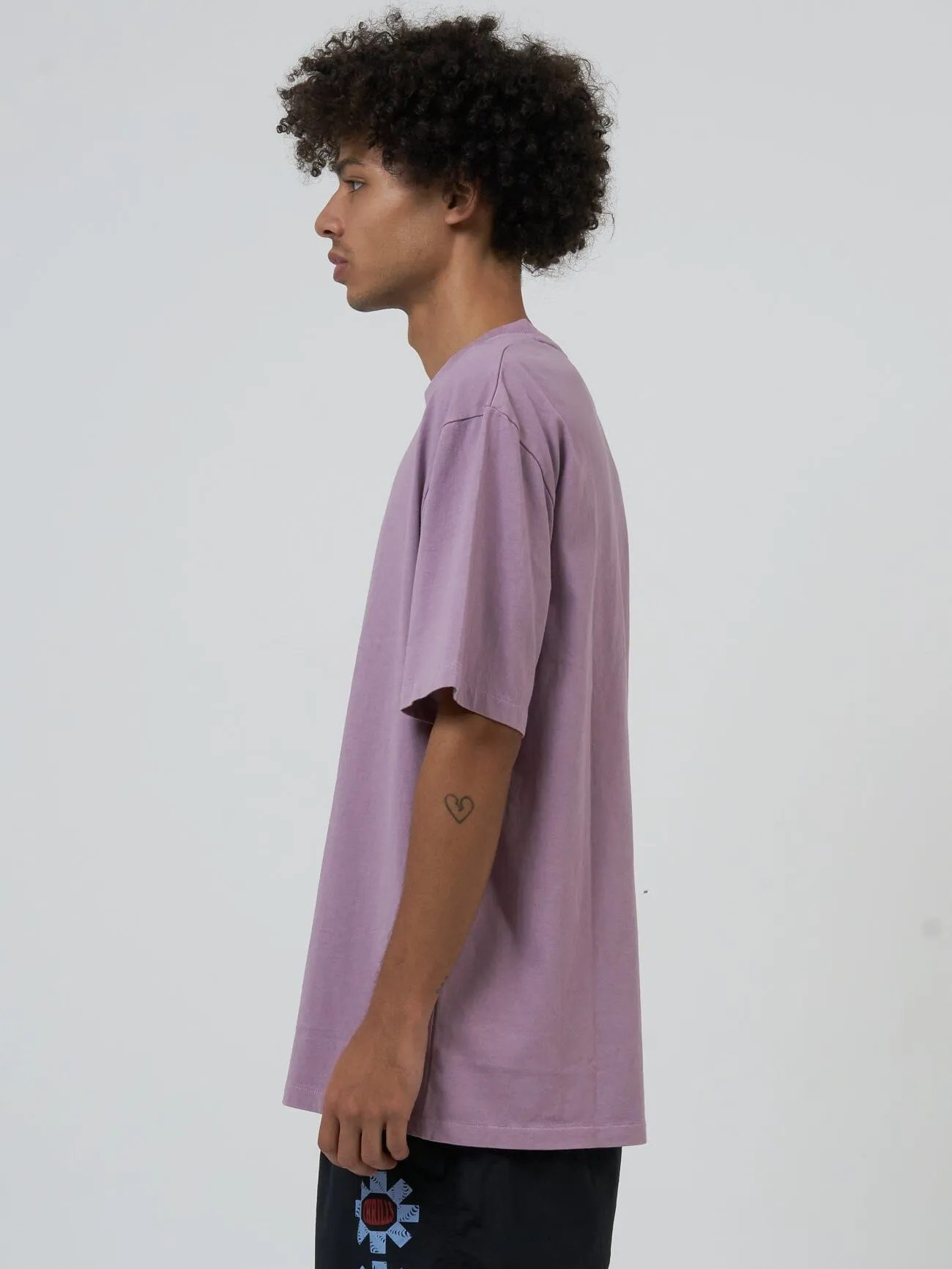 Interlock Oversize Fit Tee - Mauve Shadows sold by Thrills product image thumbnail 4