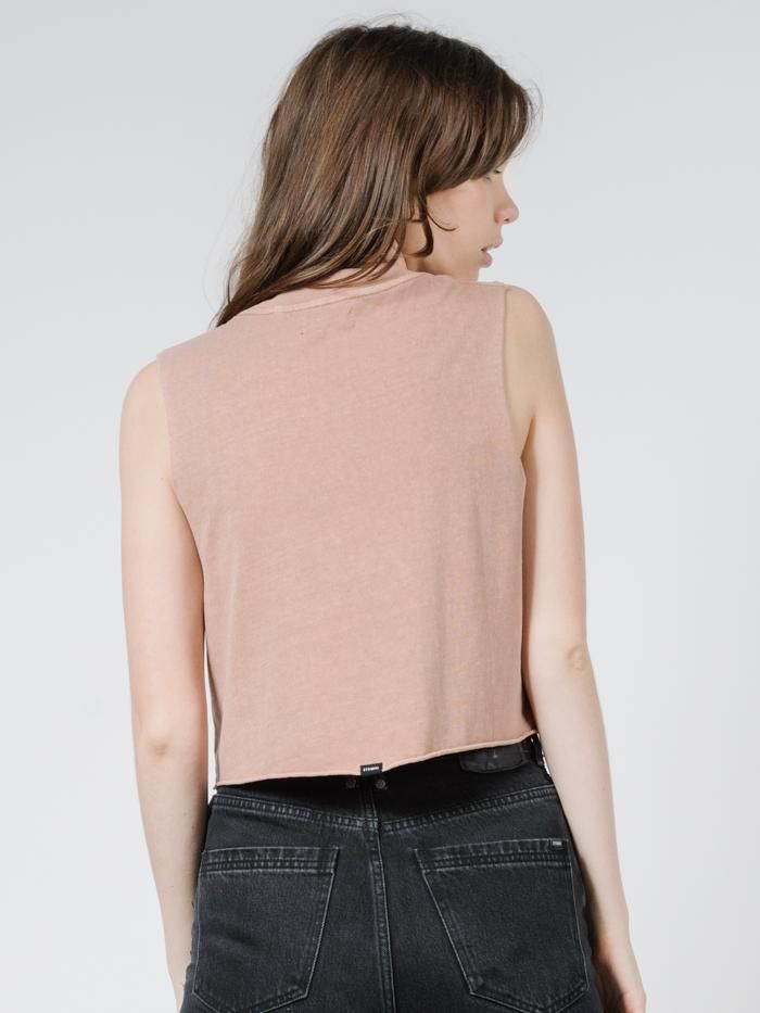 Palmed Thrills Company Crop Muscle - Cork sold by Thrills product image thumbnail 2