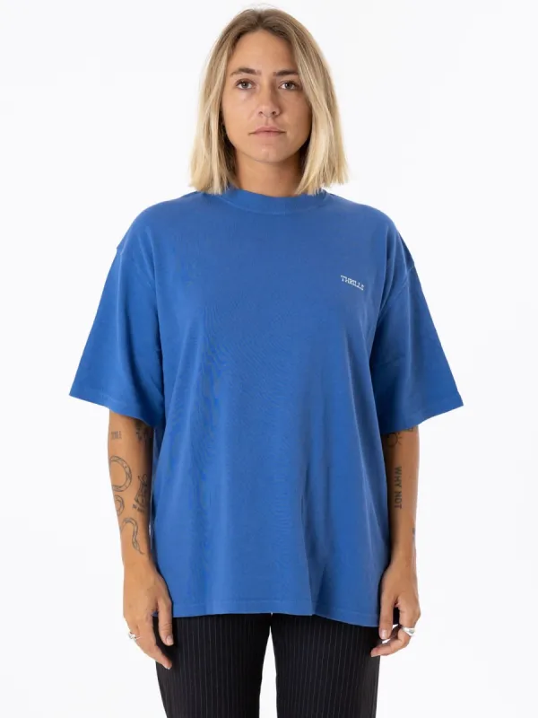 Spectral Oversized Tee - Vintage Royal Blue sold by Thrills