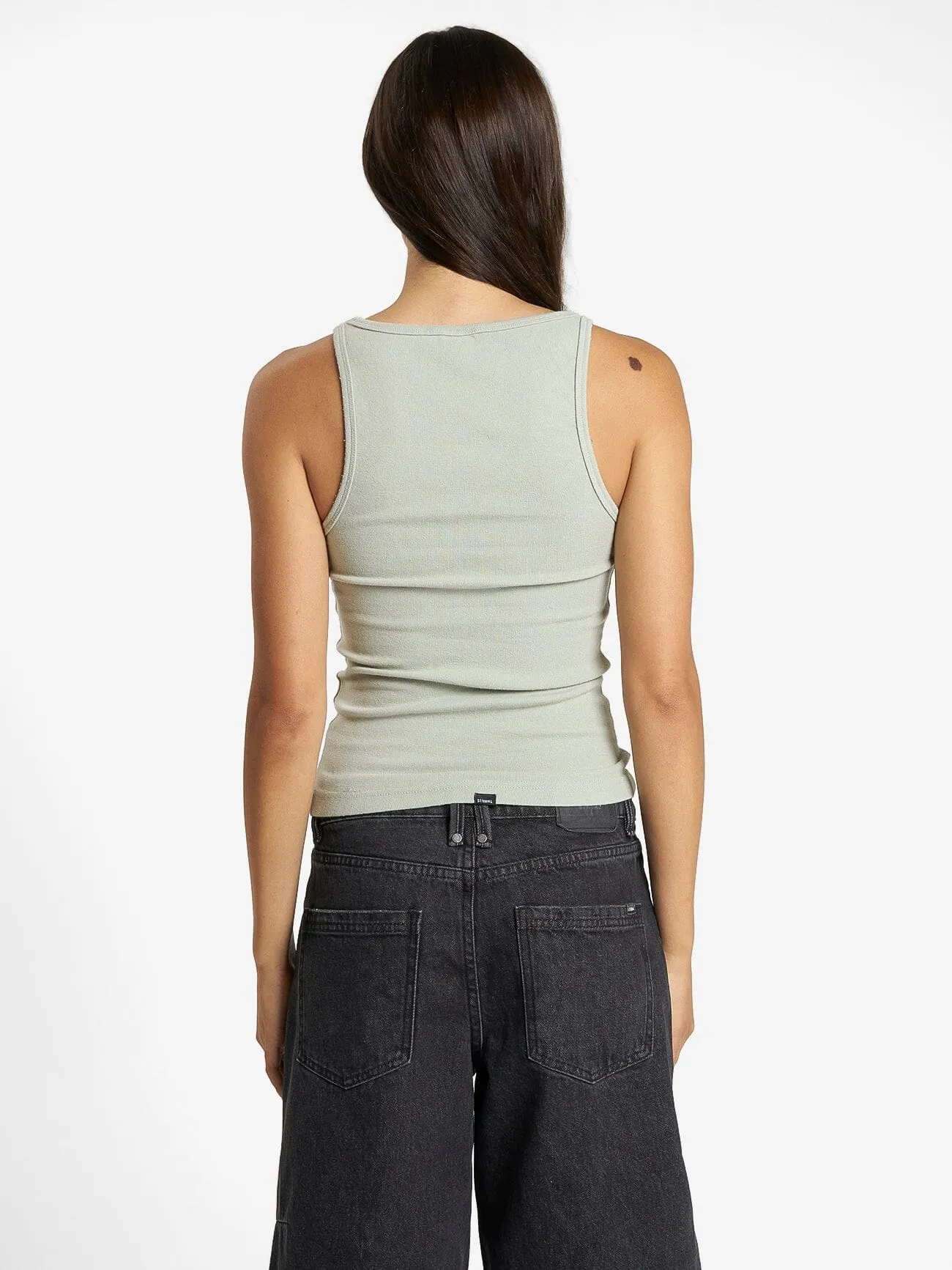 Minimal Thrills Scoop Tank - Sage Grey sold by Thrills product image thumbnail 2