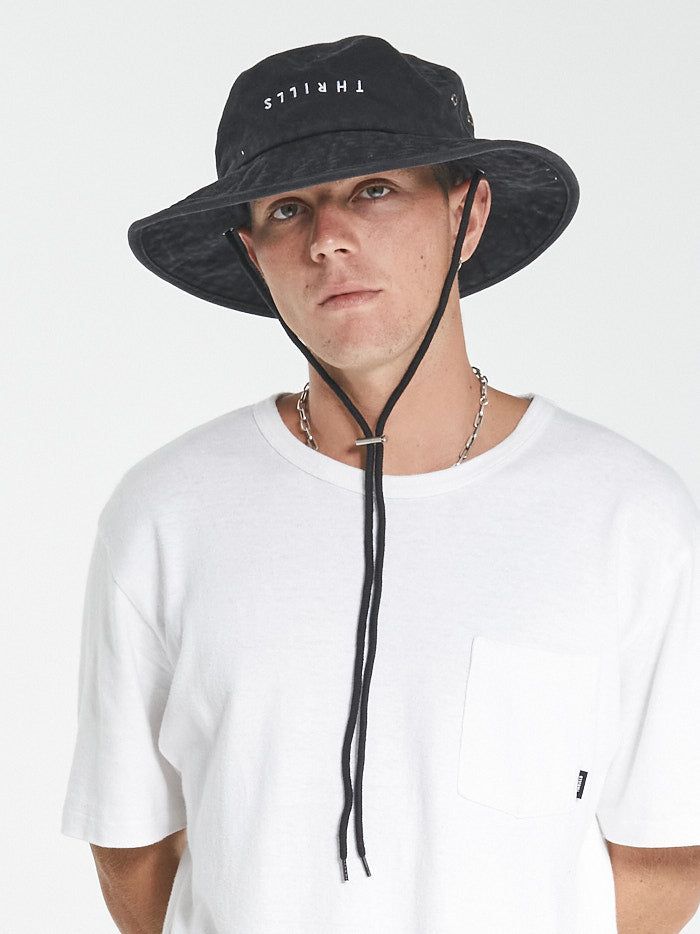Minimal Thrills Boonie Hat - Black sold by Thrills