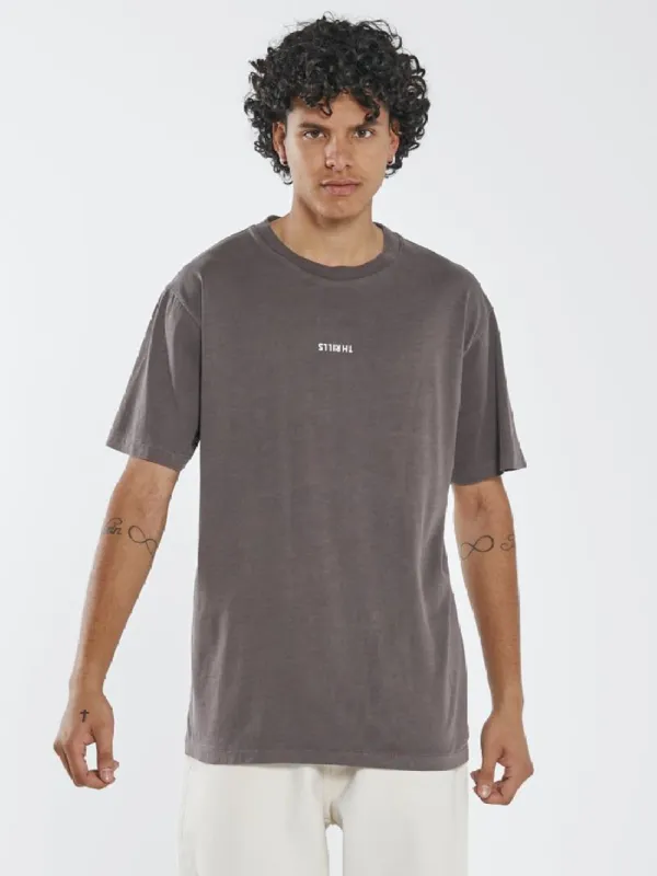 Minimal Thrills Merch Fit Tee - Plum sold by Thrills
