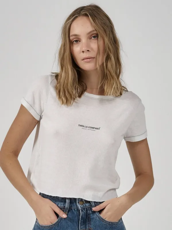 Hemp Thrills Company Paper Rib Baby Tee - Unbleached sold by Thrills
