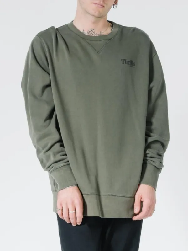OPS Oversized Crew - Military sold by Thrills
