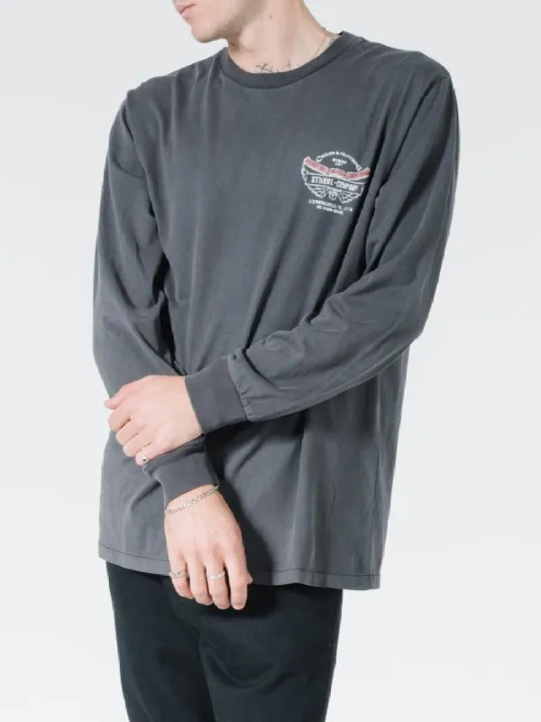C&C Wings Merch Fit Long Sleeve Tee - Vintage Black sold by Thrills