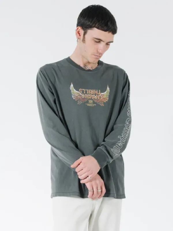 Sacred Merch Fit Long Sleeve Tee - Merch Black sold by Thrills