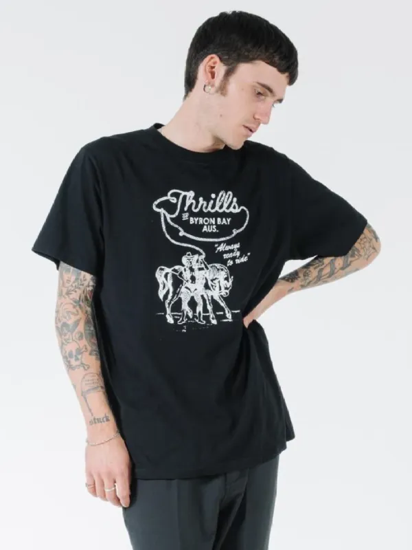 Ride On Merch Fit Tee - Black sold by Thrills