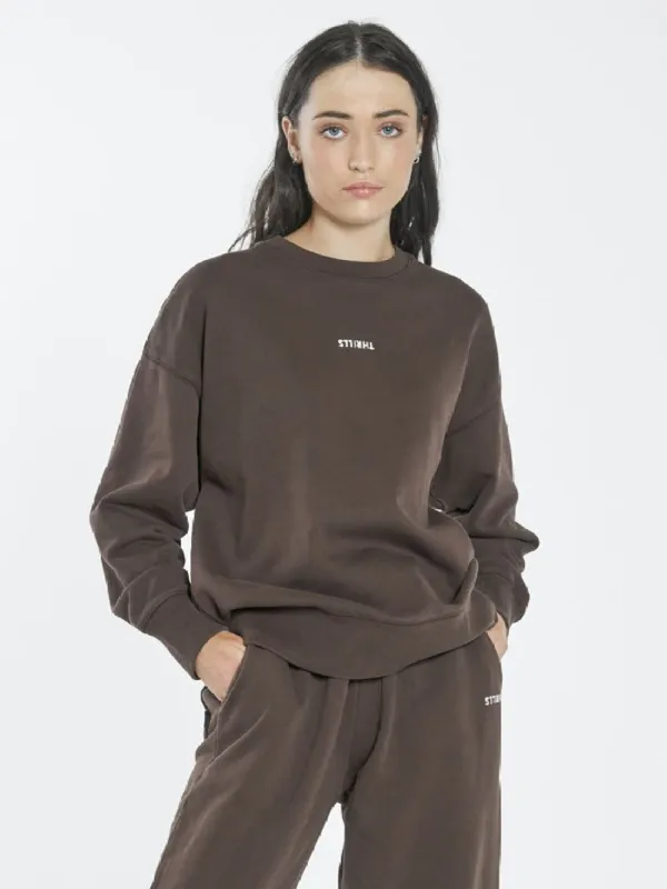 Minimal Thrills Crew - Postal Brown sold by Thrills