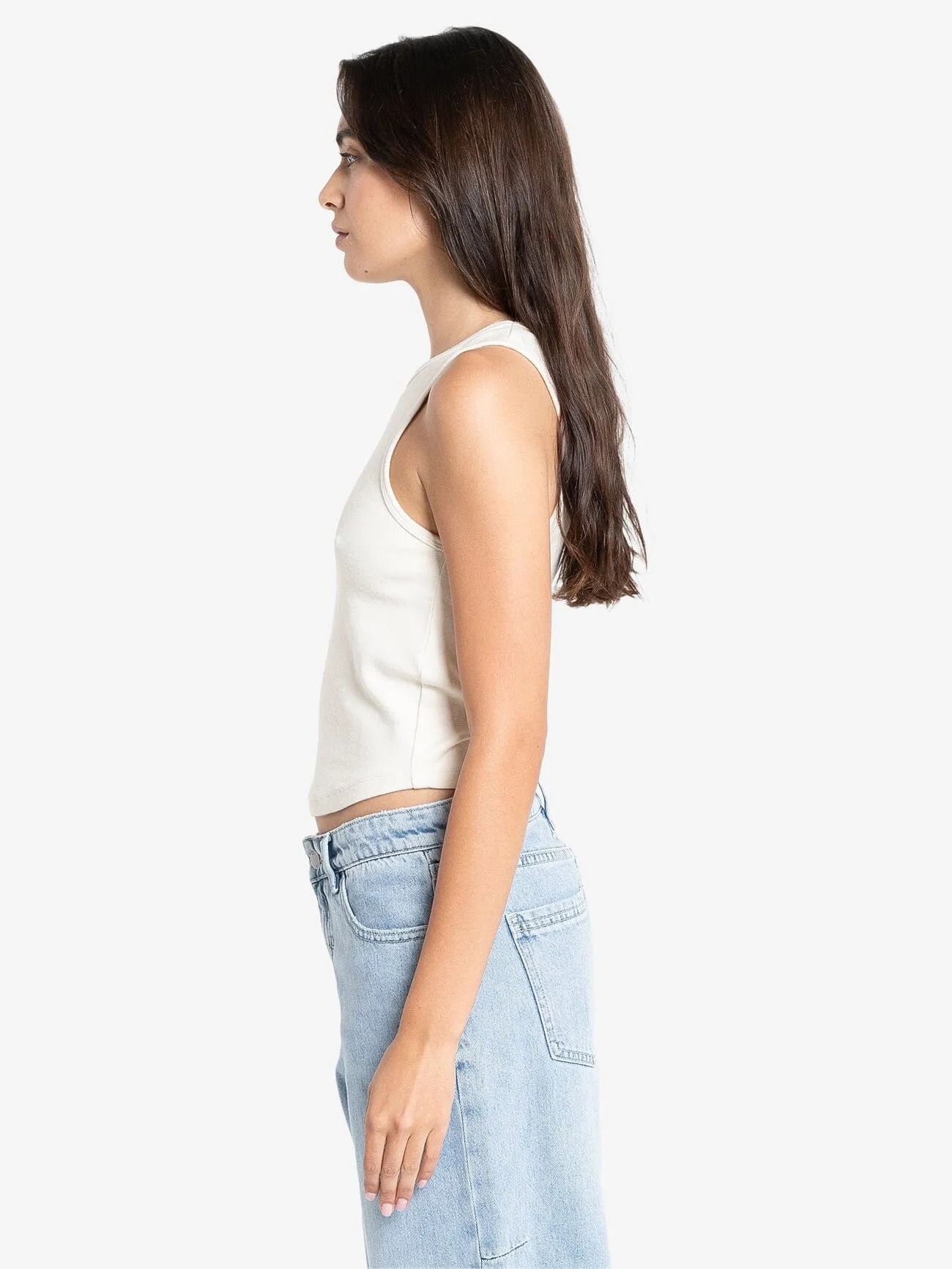 High Standards Curve Tank - Cashew sold by Thrills product image thumbnail 3