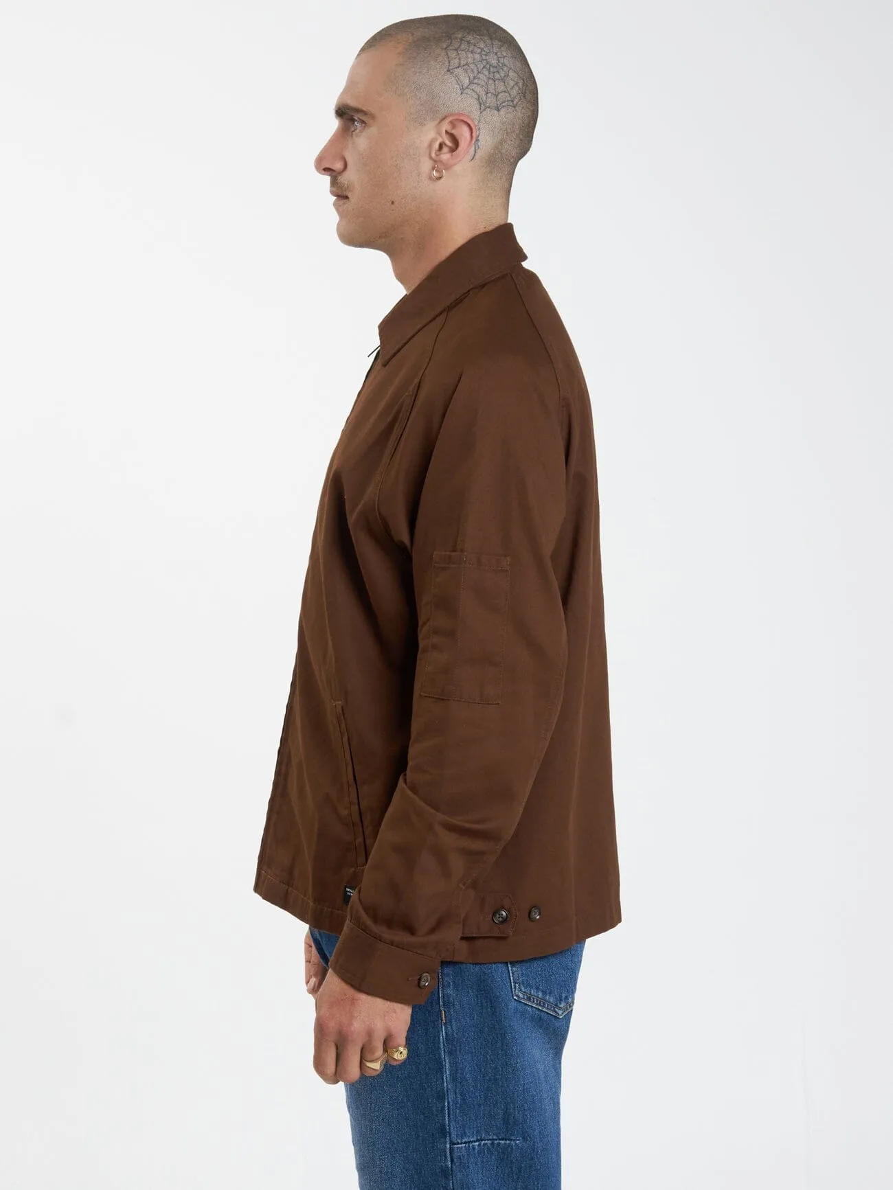 Minimal Thrills Work Jacket - Chestnut sold by Thrills product image thumbnail 3