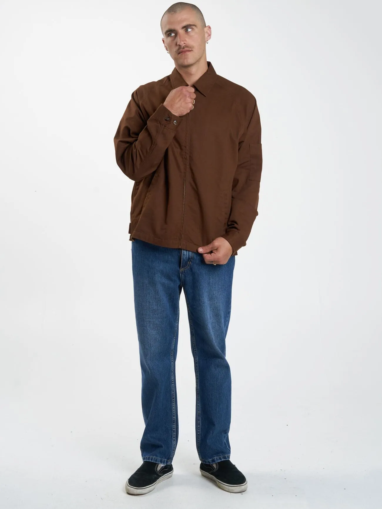 Minimal Thrills Work Jacket - Chestnut sold by Thrills product image thumbnail 5