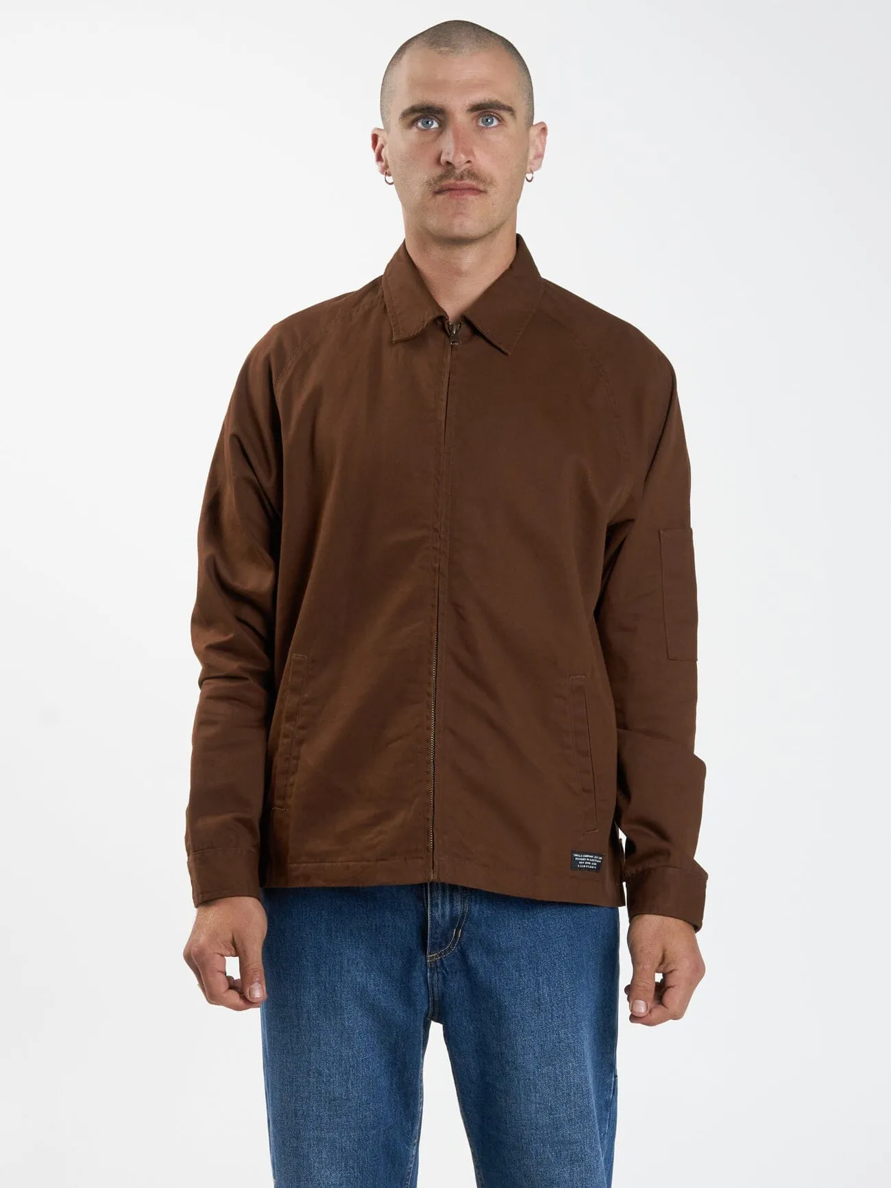 Minimal Thrills Work Jacket - Chestnut sold by Thrills
