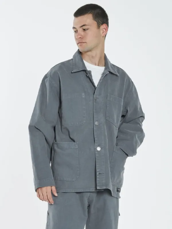 Work Shop Jacket - Airforce Blue sold by Thrills