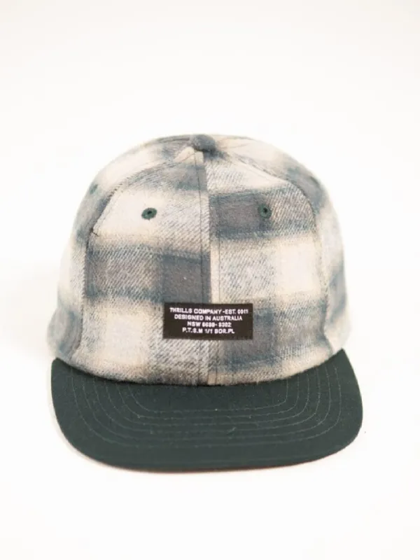 Barrio 6 Panel Cap - Petrol sold by Thrills