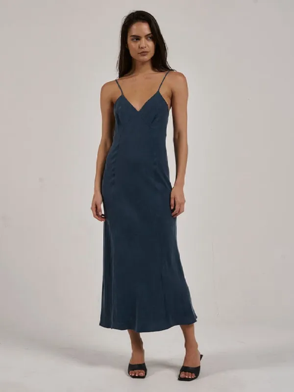 Chelsea Full Length Slip Dress - New Teal sold by Thrills