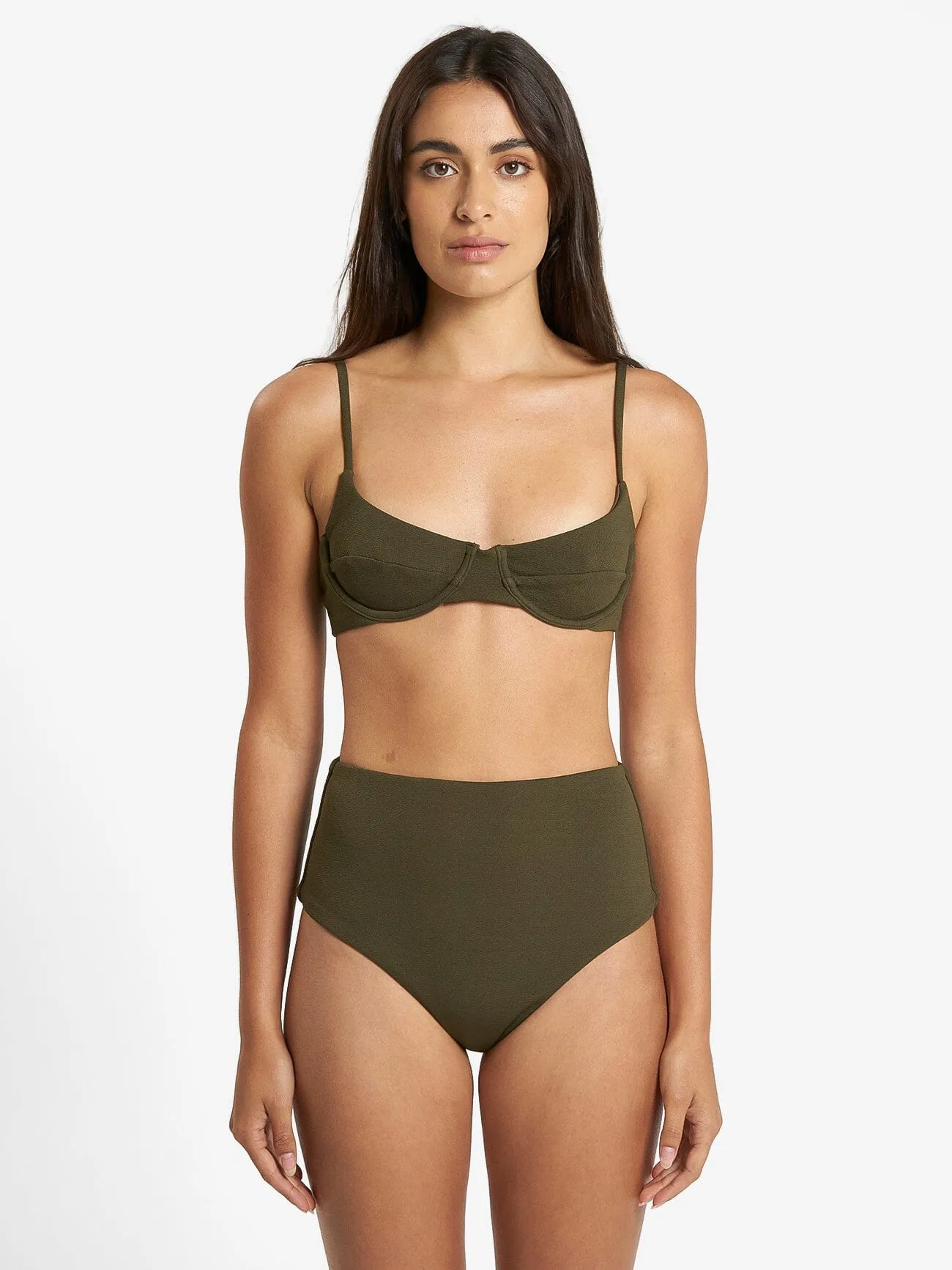 Adira Underwire Bikini Top - Tarmac sold by Thrills