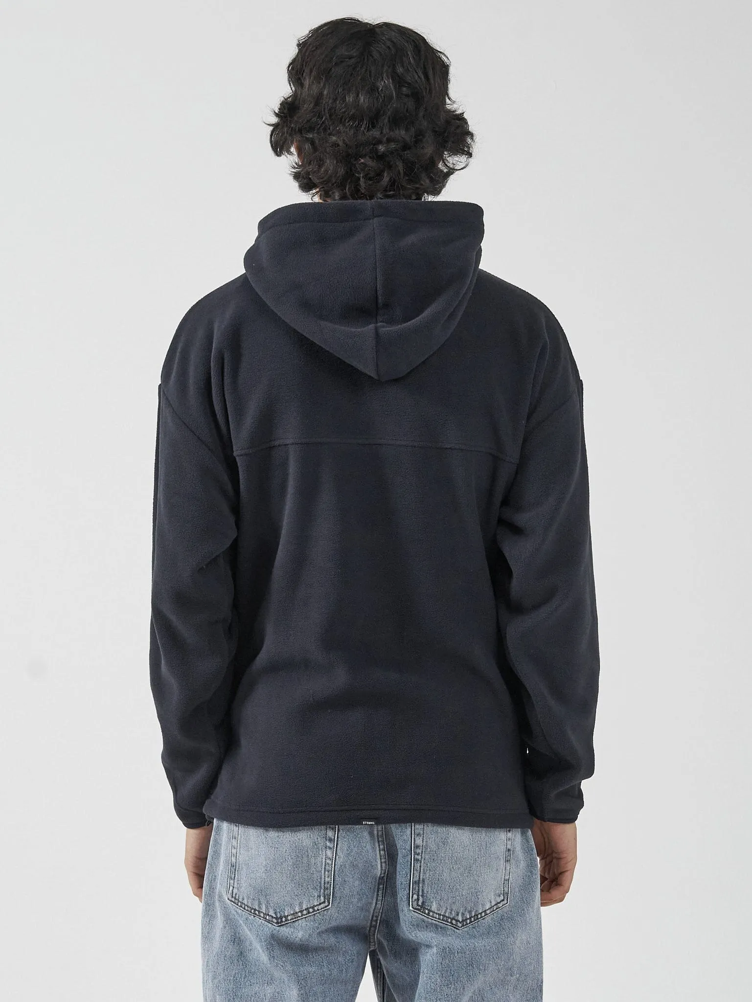 Positive No Negative Polar Fleece Slouch Hood - Dark Navy sold by Thrills product image thumbnail 2