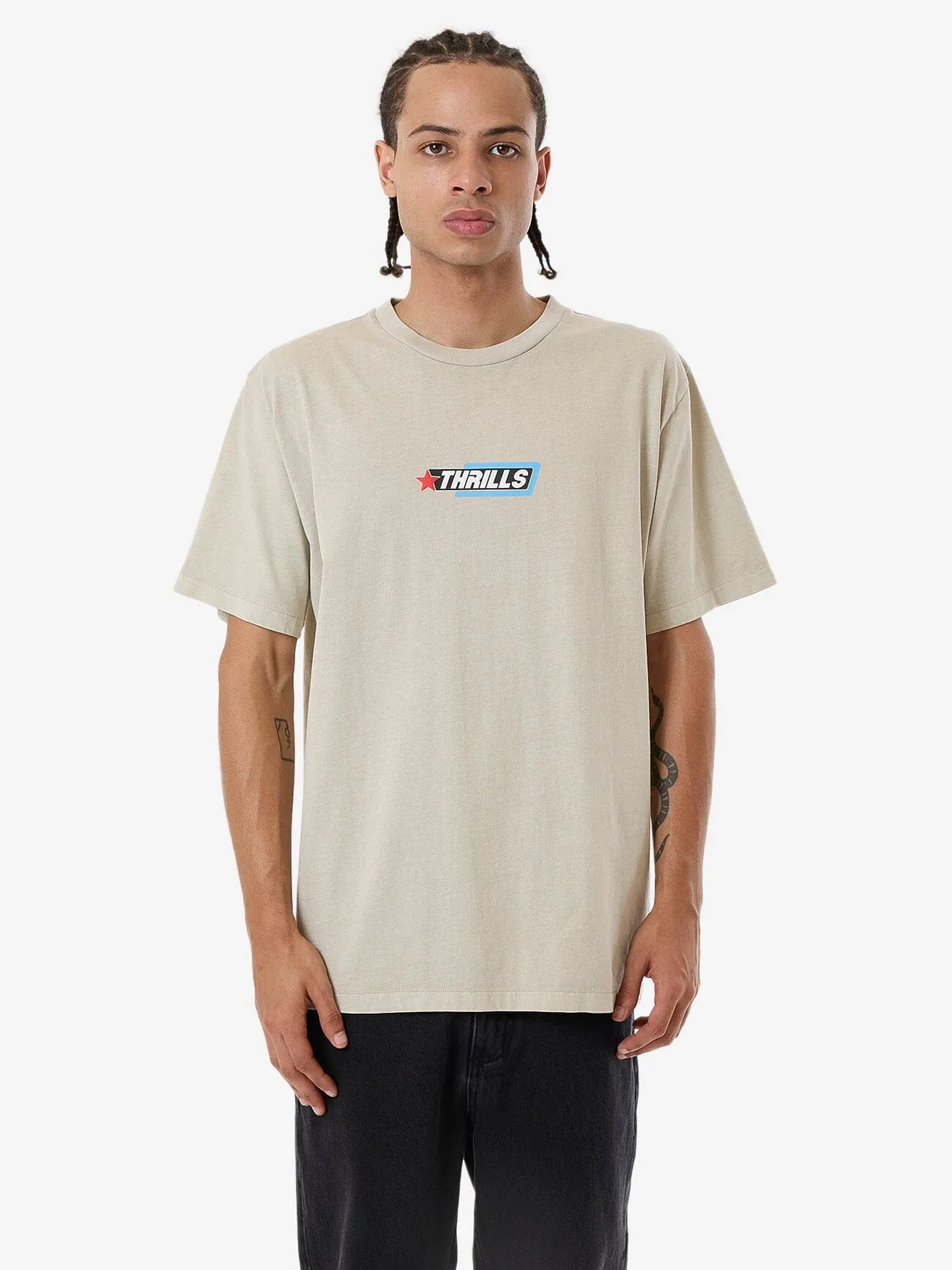 Lockstar Merch Fit Tee - Stone sold by Thrills