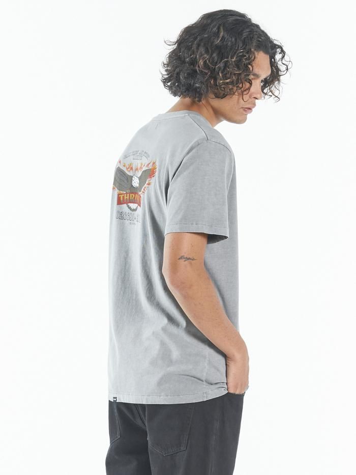 Wings Of Fire Merch Fit Tee - Washed Grey sold by Thrills product image thumbnail 2