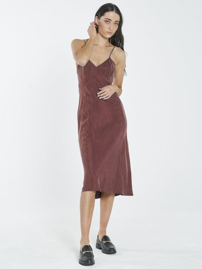 Chelsea Slip Dress - Blood Red sold by Thrills product image thumbnail 3