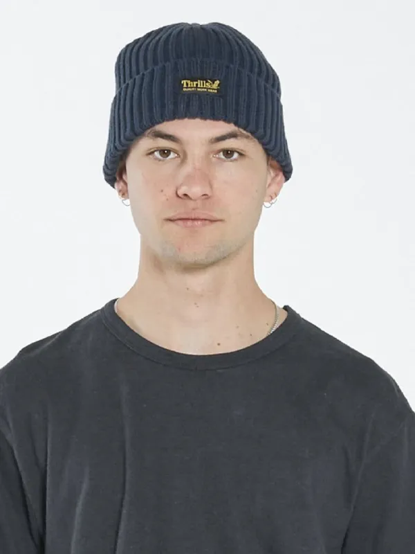 Thrills Union Beanie - True Navy sold by Thrills