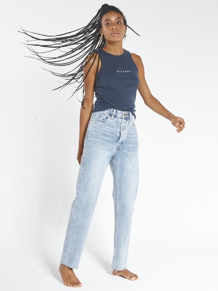 Minimal Thrills Racer Front Tank - Ink Navy sold by Thrills product image thumbnail 4