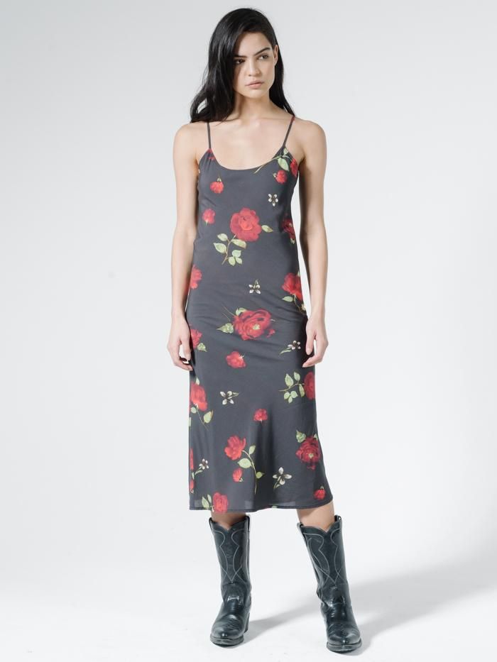 Enchanted Bias Dress - Black sold by Thrills product image thumbnail 4