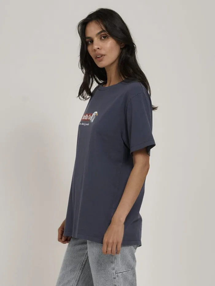 Heavy Strength Merch Fit Tee - Vintage Navy sold by Thrills product image thumbnail 3