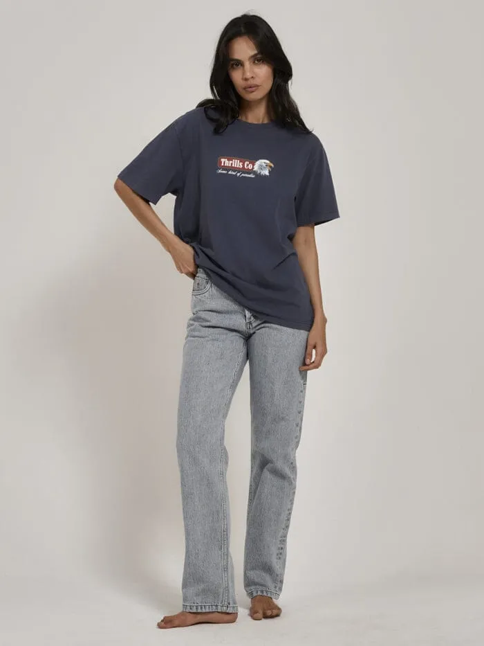 Heavy Strength Merch Fit Tee - Vintage Navy sold by Thrills product image thumbnail 4