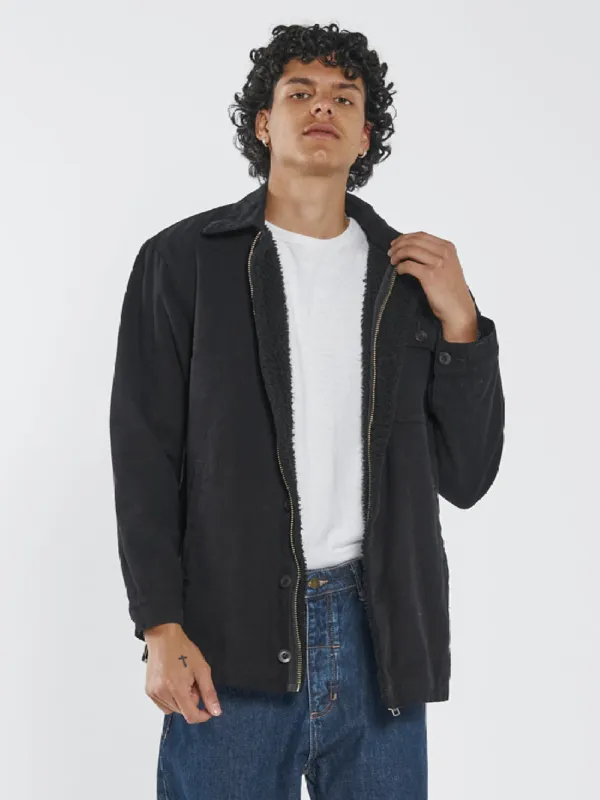 Legion Sherpa Jacket - Black sold by Thrills