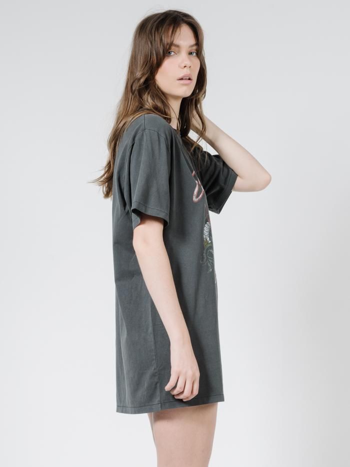 Bad Luck Merch Tee Dress - Merch Black sold by Thrills product image thumbnail 3