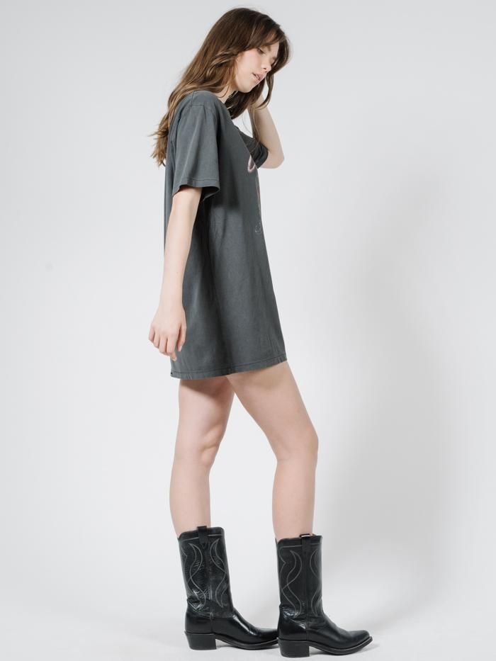 Bad Luck Merch Tee Dress - Merch Black sold by Thrills product image thumbnail 4