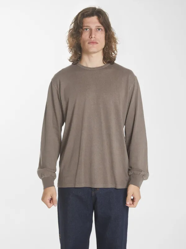 Hemp Thrills Embro Merch Fit Long Sleeve Tee - Light Canteen sold by Thrills