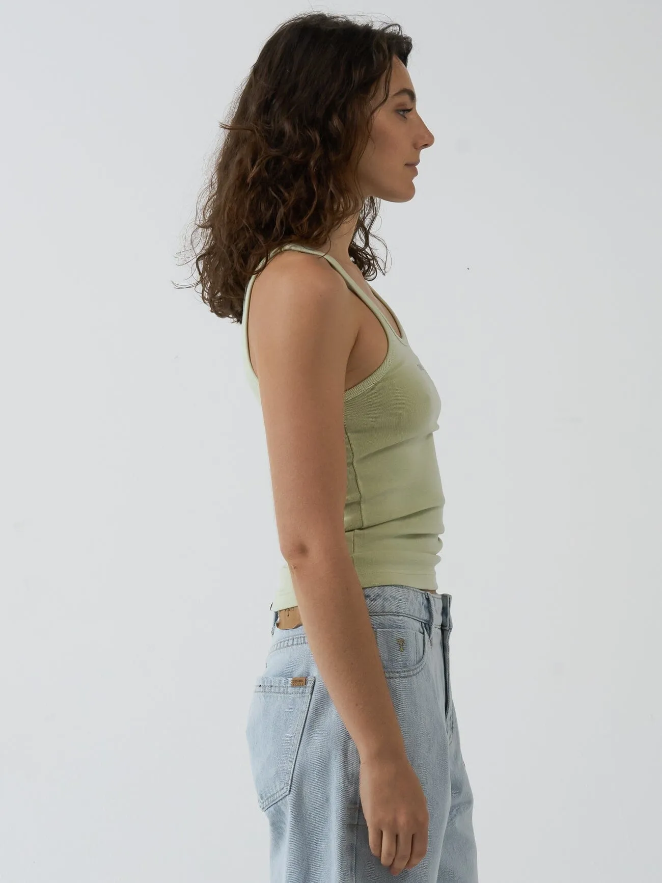 Minimal Thrills Scoop Tank - Pistachio sold by Thrills product image thumbnail 3