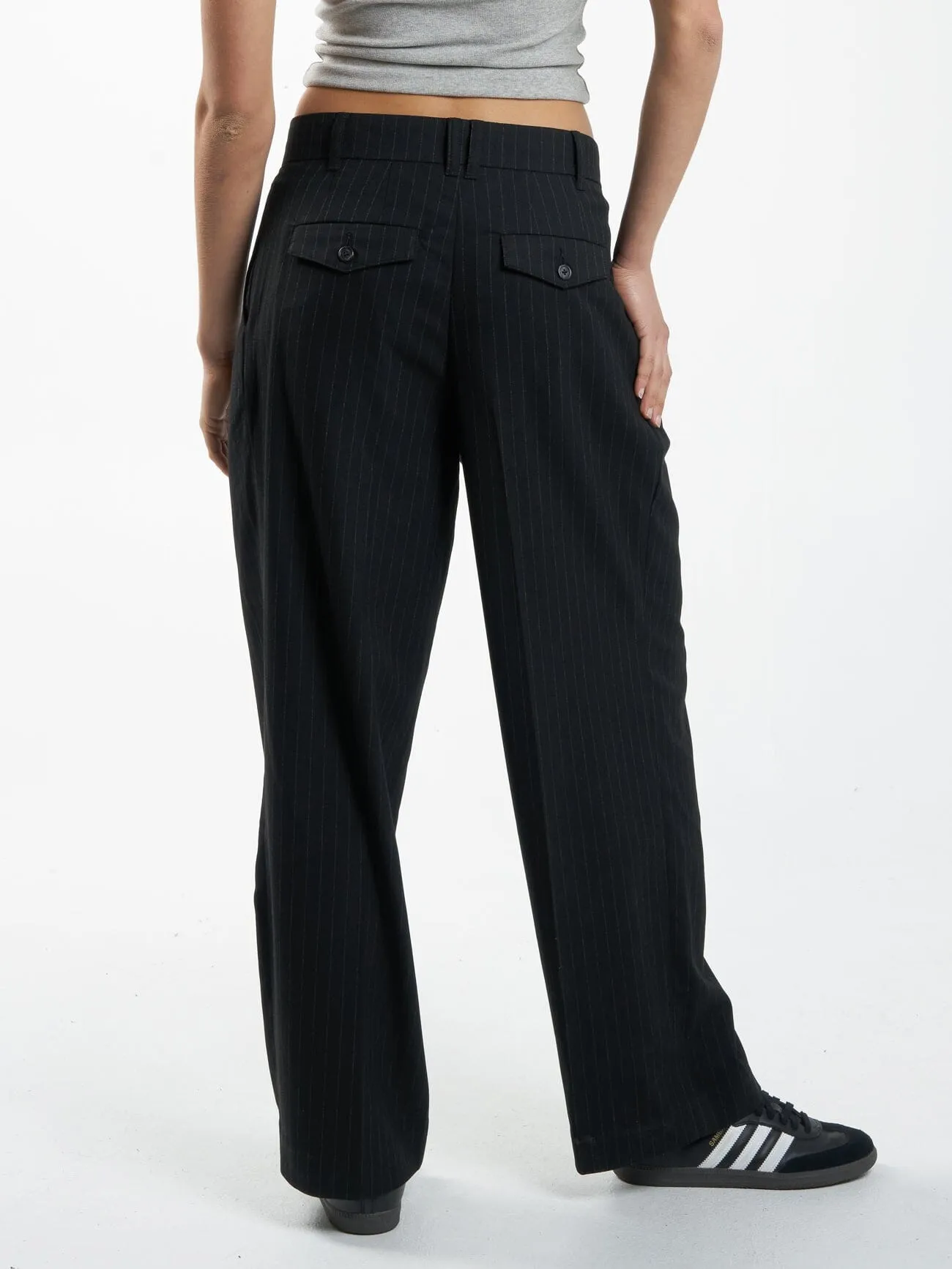 Giovanna Trouser - Charcoal sold by Thrills product image thumbnail 2