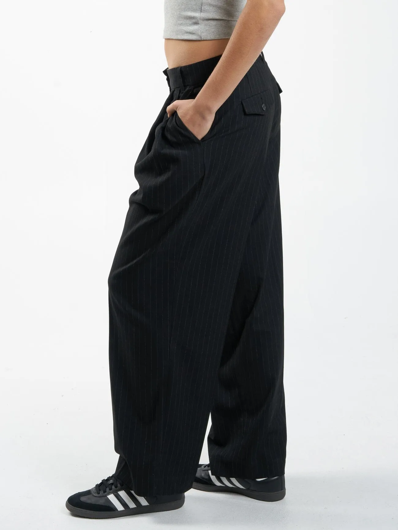 Giovanna Trouser - Charcoal sold by Thrills product image thumbnail 3
