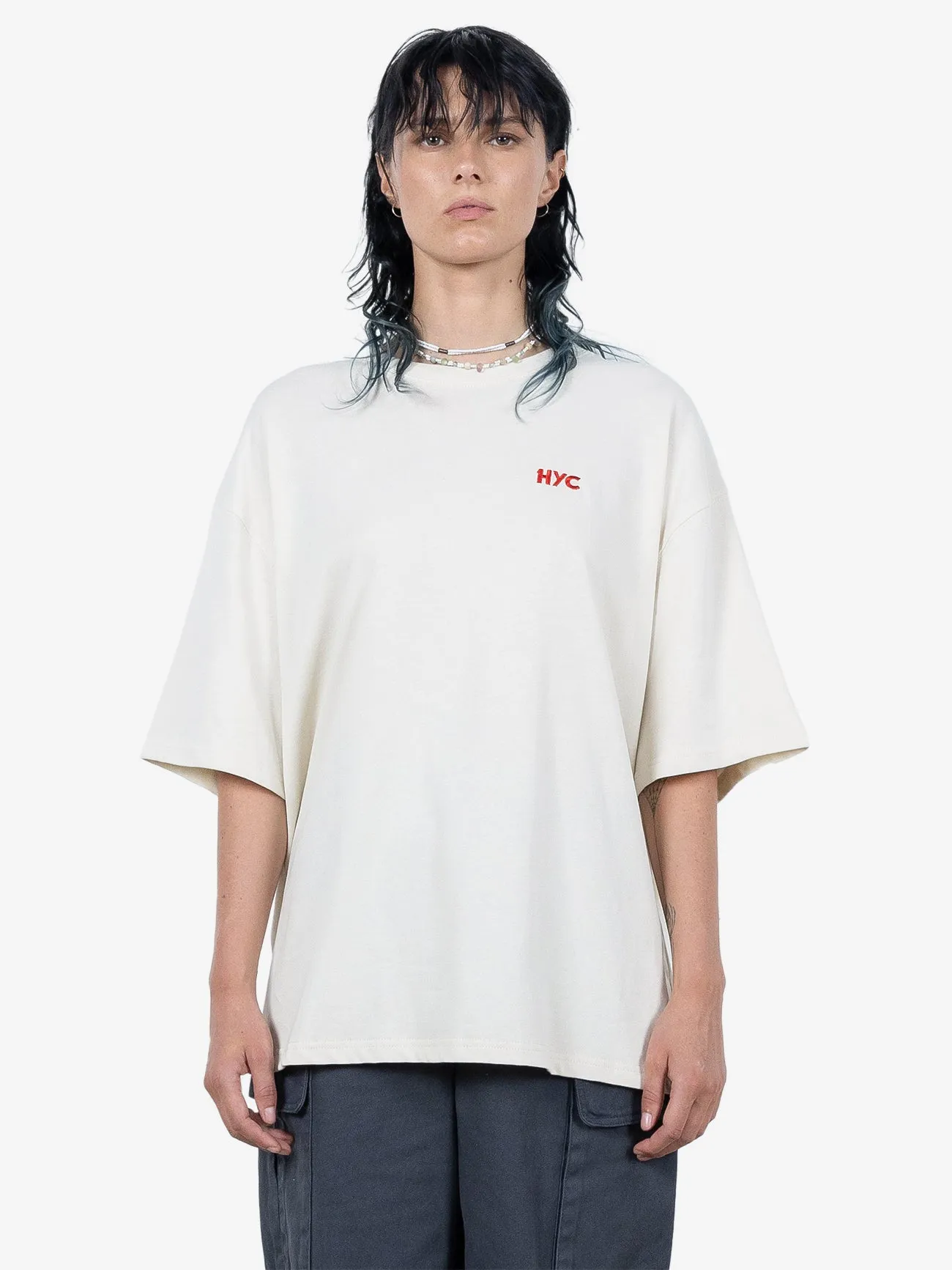 HYC Oversized Tee - Heritage White sold by Thrills