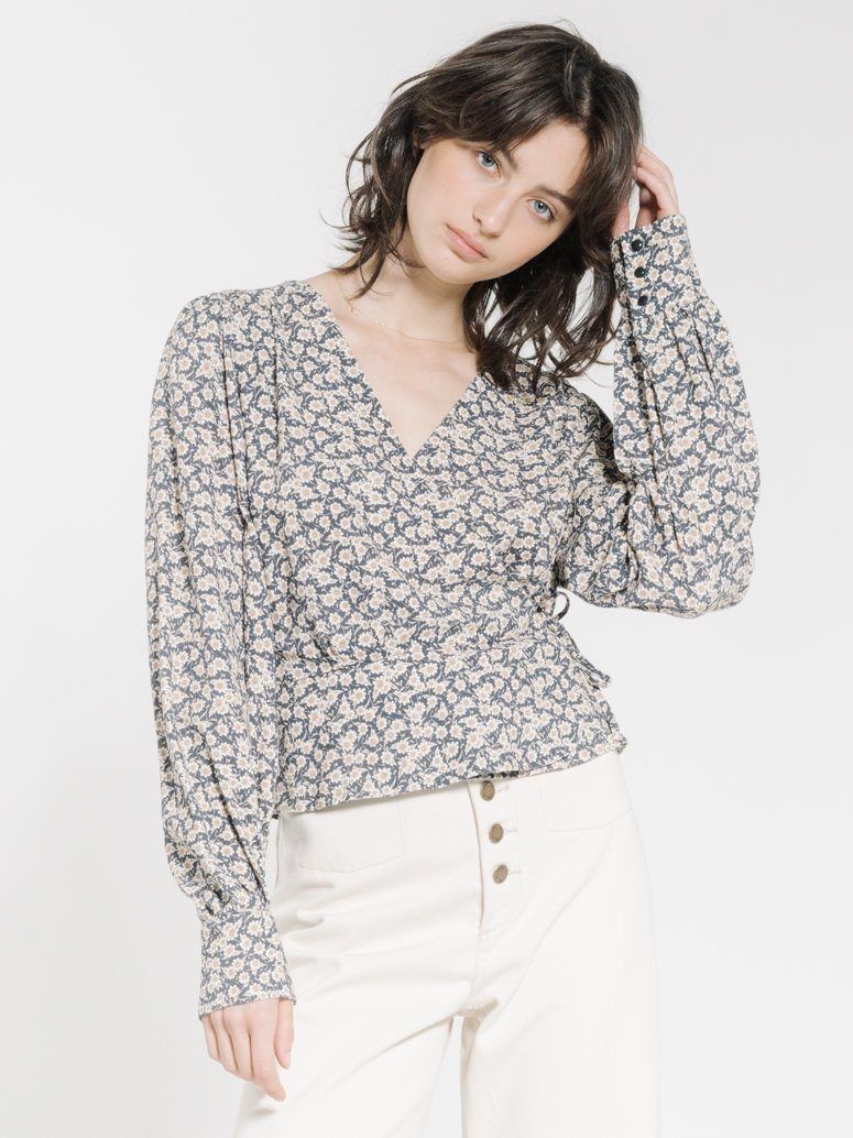 Arnica Blouse - Navy sold by Thrills product image thumbnail 3