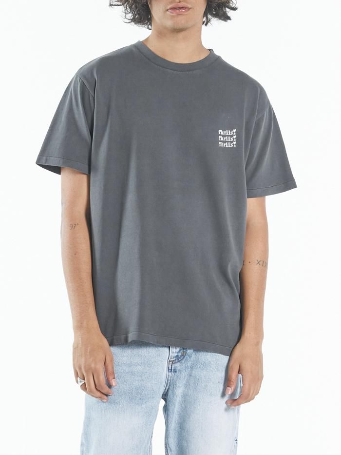 Thrills Embro Unlimited Merch Fit Tee - Merch Black sold by Thrills