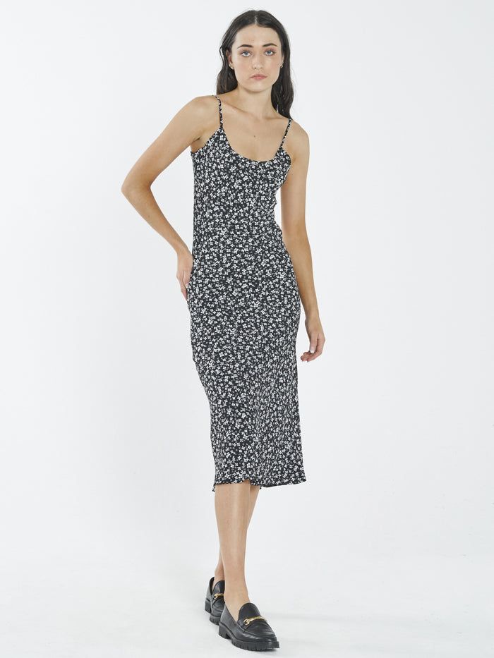 Acacia Slip Dress - Black sold by Thrills