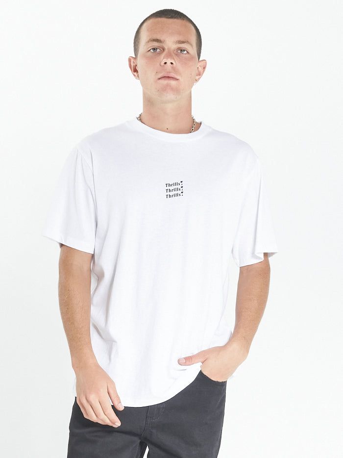 Thrills Unlimited Merch Fit Tee - White sold by Thrills
