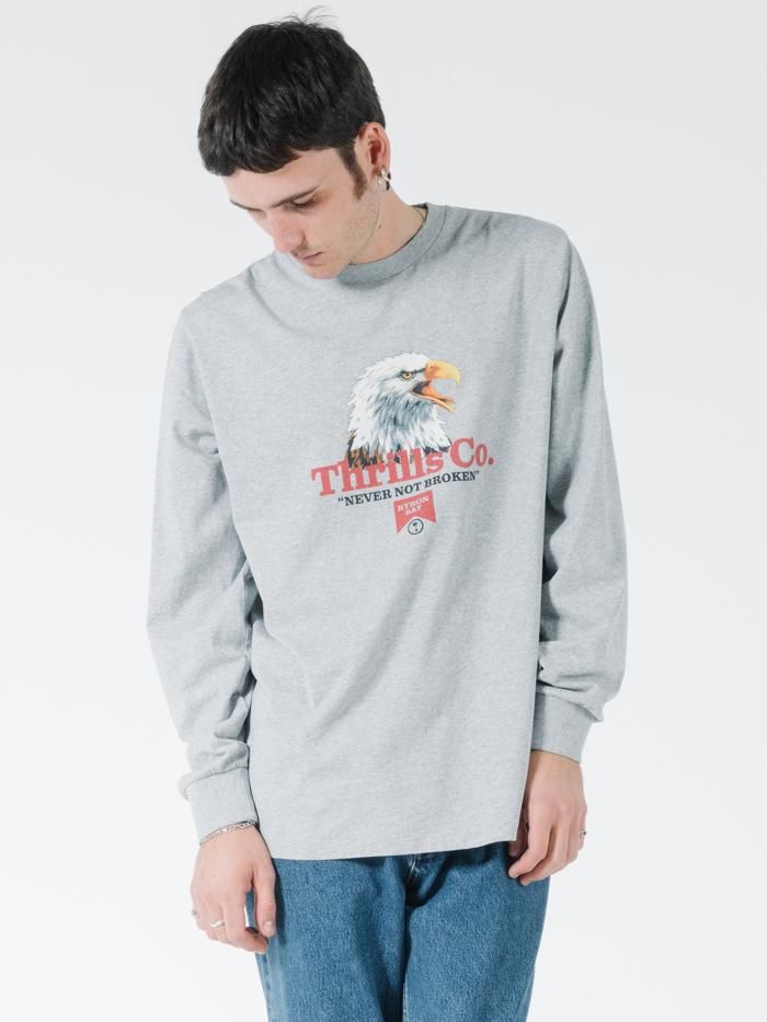 Talla Merch Fit Long Sleeve Tee - Vintage Marle sold by Thrills