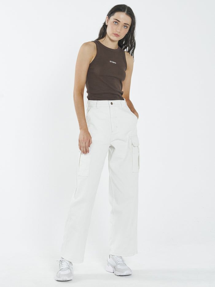 Minimal Thrills Racer Front Tank - Postal Brown sold by Thrills product image thumbnail 3