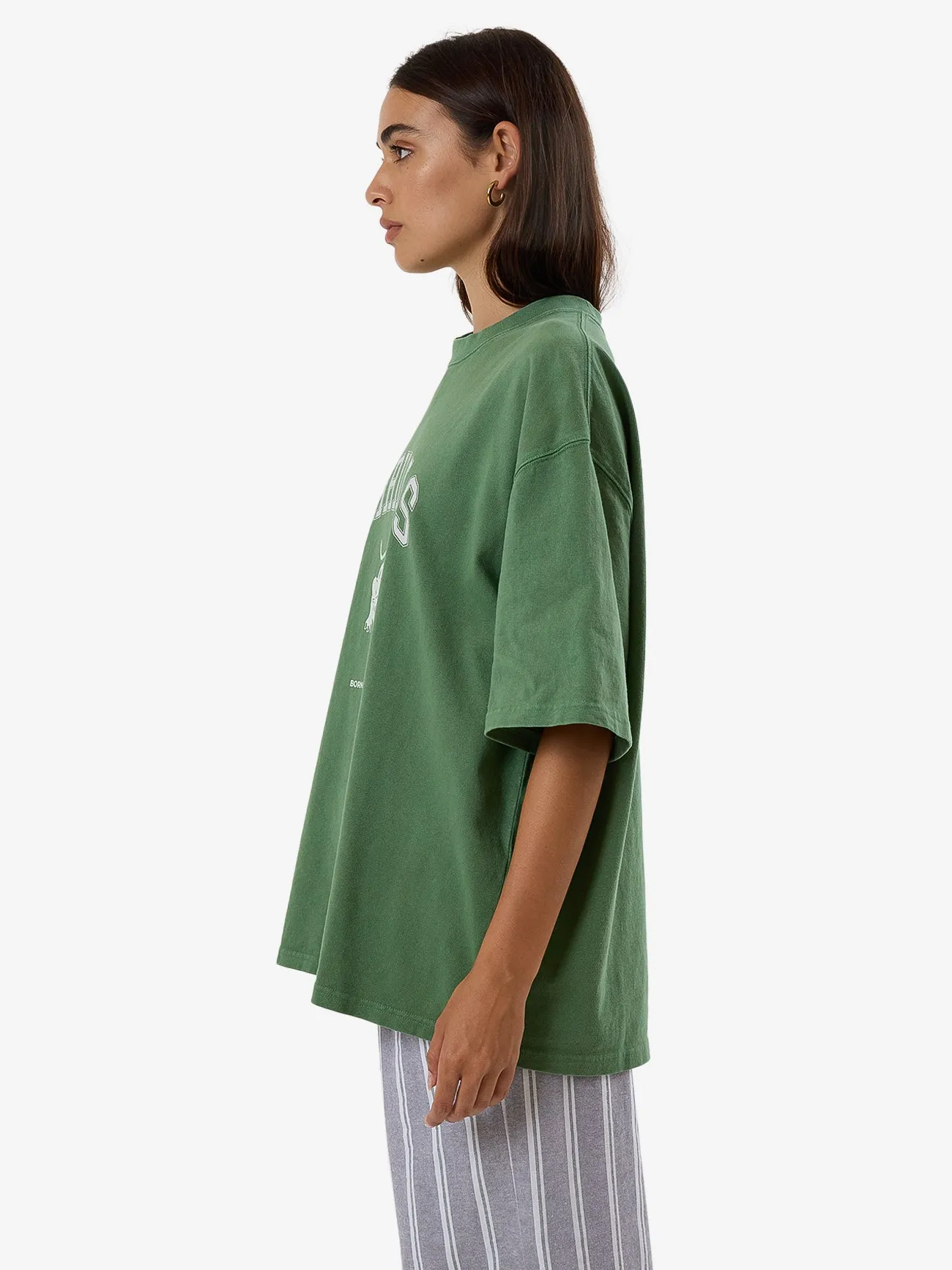 Hard Knocks Oversized Tee - Elm Green sold by Thrills product image thumbnail 3
