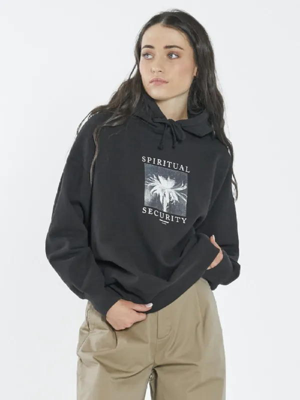 Spiritual Security Slouch Hood - Black sold by Thrills