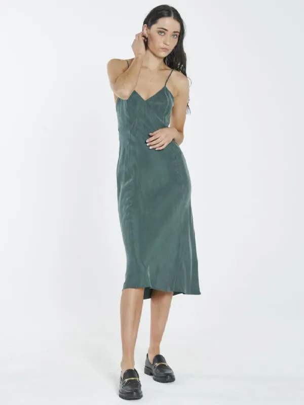 Chelsea Slip Dress - Vintage Teal sold by Thrills
