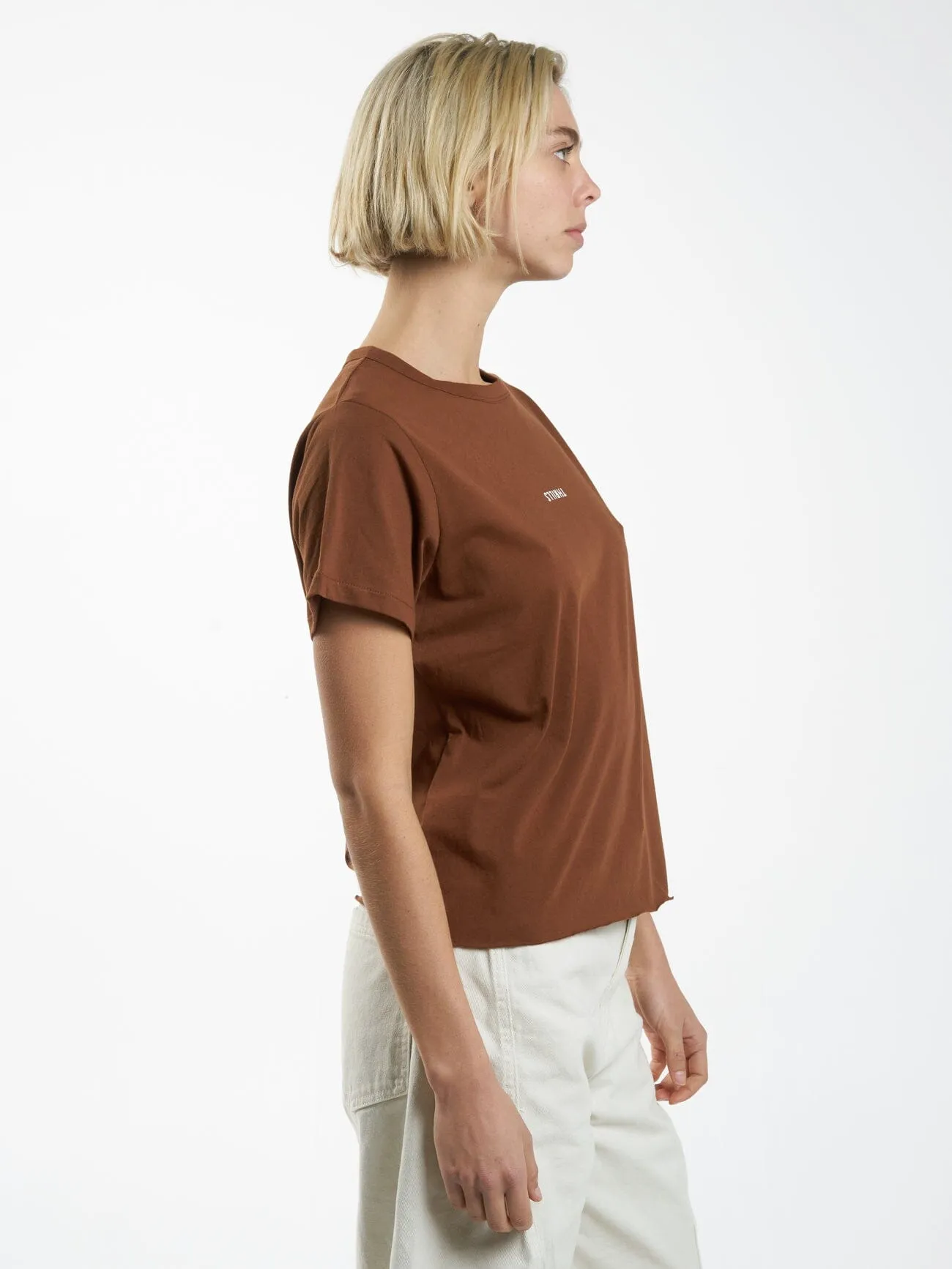 Minimal Thrills Relaxed Tee - Chestnut sold by Thrills product image thumbnail 4
